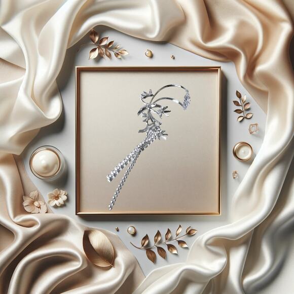 Ear Clip with Swallow and Tassel Accents (Right) - Picture 4 of 5